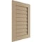Ekena Millwork Timberthane Rustic Smooth Vertical Faux Wood Non-Functional Gable Vent, Primed Tan, 28"W x 45"H GVURVE28X45DSMPR - alternate 4